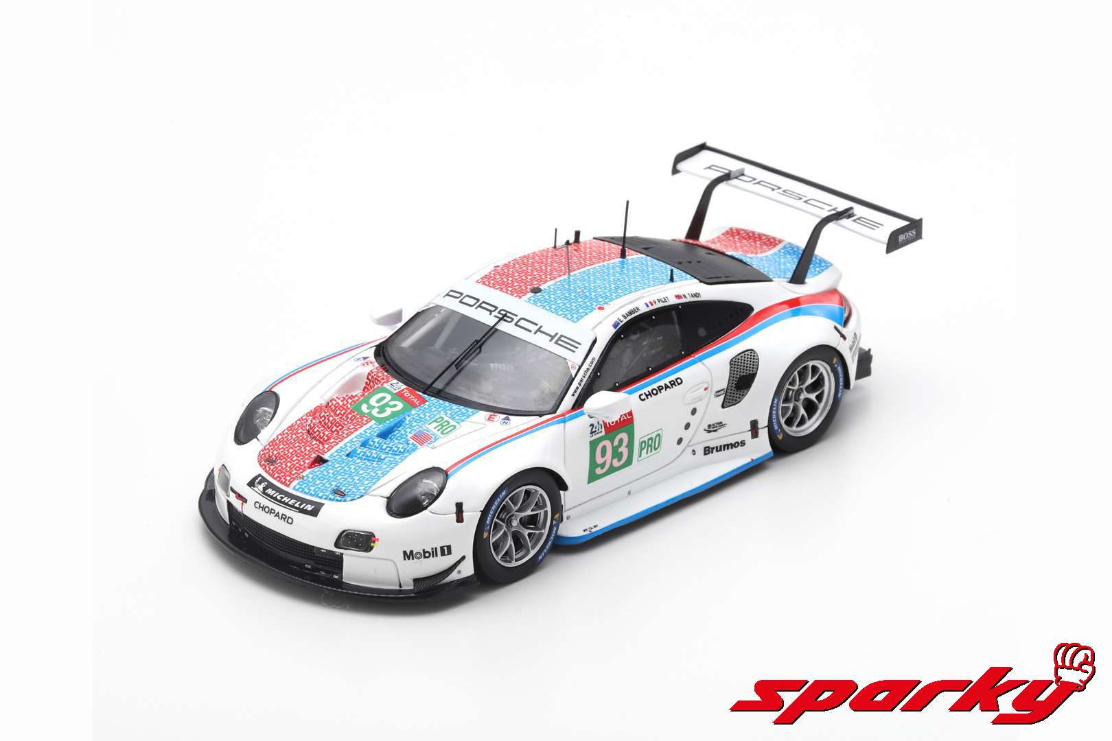 Pre Order Spark Y122 Porsche 911 RSR No.93 Porsche GT Team 24H LeMans 1:64